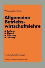 Allgemeine Betriebswirtschaftslehre