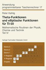 Theta-Funktionen und elliptische Funktionen für TI-59