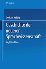 Geschichte der neueren Sprachwissenschaft