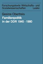 Familienpolitik in der DDR 1945–1980