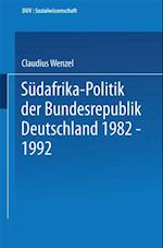 Südafrika-Politik der Bundesrepublik Deutschland 1982 – 1992