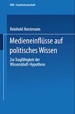 Medieneinflüsse auf politisches Wissen