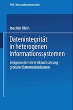 Datenintegrität in heterogenen Informationssystemen