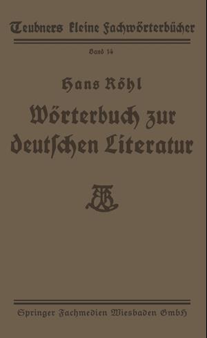 Wörterbuch zur deutschen Literatur