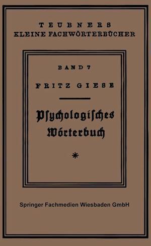 Psÿchologisches Wörterbuch