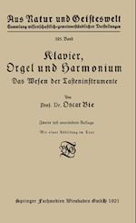 Klavier, Orgel und Harmonium