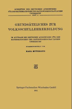 Grundsätzliches zur Volksschullehrerbildung