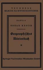 Geographisches Wörterbuch