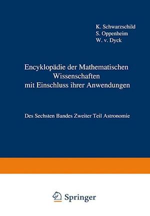 Encyklopädie der Mathematischen Wissenschaften mit Einschluss ihrer Anwendungen