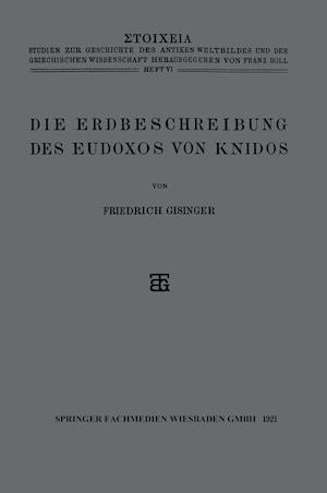 Die Erdbeschreibung des Eudoxos von Knidos