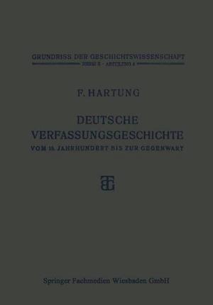 Deutsche Verfassungsgeschichte vom 15. Jahrhundert bis zur Gegenwart