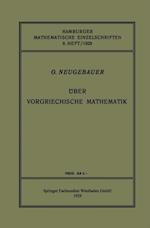Über Vorgriechische Mathematik