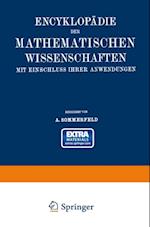 Encyklopädie der mathematischen Wissenschaften mit Einschluss ihrer Anwendungen