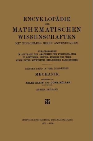 Encyklopädie der Mathematischen Wissenschaften mit Einschluss ihrer Anwendungen