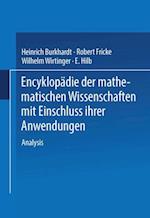 Encyklopädie der Mathematischen Wissenschaften mit Einschluss ihrer Anwendungen