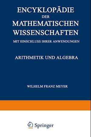 Encyklopädie der Mathematischen Wissenschaften mit Einschluss ihrer Anwendungen