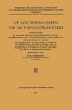 Die Naturwissenschaften und die Fortbildungsschulen