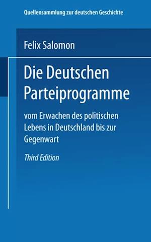 Die Deutschen Parteiprogramme