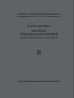 Deutsche Verfassungsgeschichte von den Anfängen bis ins 14. Jahrhundert