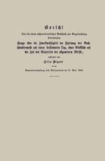 Bericht über die einem außerordentlichen Ausschusse zur Begutachtung überwiesene Frage über die Zweckmäßigkeit der Fixirung der Buchhändlermesse auf einen bestimmten Tag, ohne Rücksicht auf die Zeit des Eintritts der allgemeinen Messe