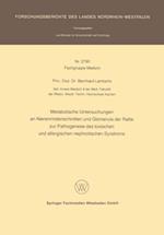 Metabolische Untersuchungen an Nierenrindenschnitten und Glomerula der Ratte zur Pathogenese des toxischen und allergischen nephrotischen Syndroms