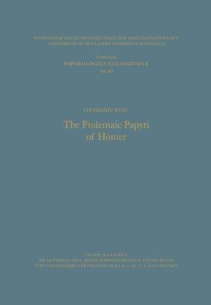 The Ptolemaic Papyri of Homer