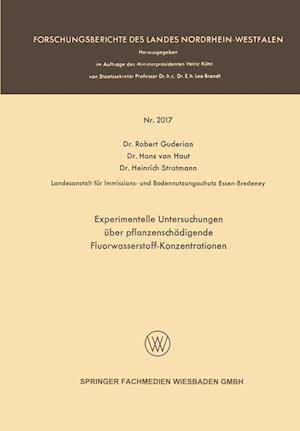 Experimentelle Untersuchungen über pflanzenschädigende Fluorwasserstoff-Konzentrationen