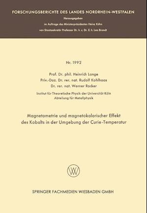 Magnetometrie und magnetokalorischer Effekt des Kobalts in der Umgebung der Curie-Temperatur