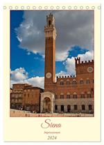Siena - Impressionen (Tischkalender 2024 DIN A5 hoch)