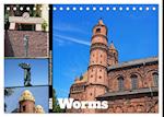 Worms-Nibelungenstadt am Rhein (Tischkalender 2024 DIN A5 quer)