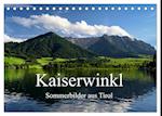 Kaiserwinkl - Sommerbilder aus Tirol (Tischkalender 2024 DIN A5 quer)