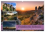 Fränkische Schweiz - Sehenswürdigkeiten der Berg- und Hügellandschaft (Wandkalender 2024 DIN A2 quer), CALVENDO Monatskalender