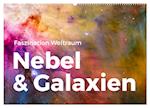 Nebel & Galaxien - Faszination Weltraum (Wandkalender 2024 DIN A2 quer), CALVENDO Monatskalender