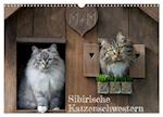 Maui und Molokai - Sibirische Katzenschwestern (Wandkalender 2024 DIN A3 quer)