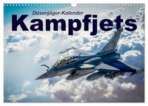 Kampfjets - Düsenjäger-Kalender (Wandkalender 2024 DIN A3 quer)