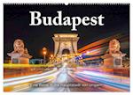 Budapest - Eine Reise in die Hauptstadt von Ungarn. (Wandkalender 2024 DIN A2 quer)