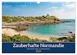 Zauberhafte Normandie: Frankreichs wilde, wunderbare Küste (Wandkalender 2024 DIN A3 quer)