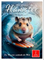 Was für ein Hamster (Wandkalender 2024 DIN A3 hoch)