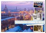 Romantisches Dresden im Winter (Tischkalender 2024 DIN A5 quer)