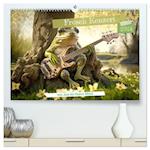 Frosch Konzert (Premium, hochwertiger DIN A2 Wandkalender 2024, Kunstdruck in Hochglanz)