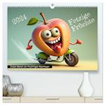 Fetzige Früchte (hochwertiger Premium Wandkalender 2024 DIN A2 quer), Kunstdruck in Hochglanz