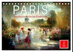 Paris - impressionistische Eindrücke (Tischkalender 2024 DIN A5 quer)