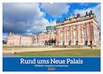 Rund ums Neue Palais - Potsdam (Wandkalender 2024 DIN A2 quer), CALVENDO Monatskalender