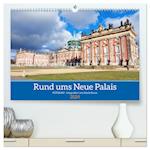 Rund ums Neue Palais - Potsdam (Premium, hochwertiger DIN A2 Wandkalender 2024, Kunstdruck in Hochglanz)