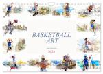 Basketball Art (Wandkalender 2024 DIN A4 quer), CALVENDO Monatskalender