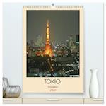 Tokio - Terminplaner (hochwertiger Premium Wandkalender 2024 DIN A2 hoch), Kunstdruck in Hochglanz
