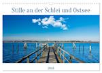Stille an der Schlei und Ostsee (Wandkalender 2024 DIN A3 quer)