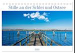 Stille an der Schlei und Ostsee (Tischkalender 2024 DIN A5 quer)