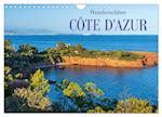 Wunderschöne Côte d'Azur (Wandkalender 2024 DIN A4 quer)