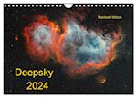 Deepsky 2024 (Wandkalender 2024 DIN A4 quer), CALVENDO Monatskalender